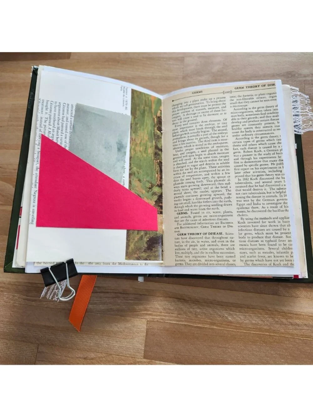 Junk Journal Handmade Hardcover Hand Bound 162 pages